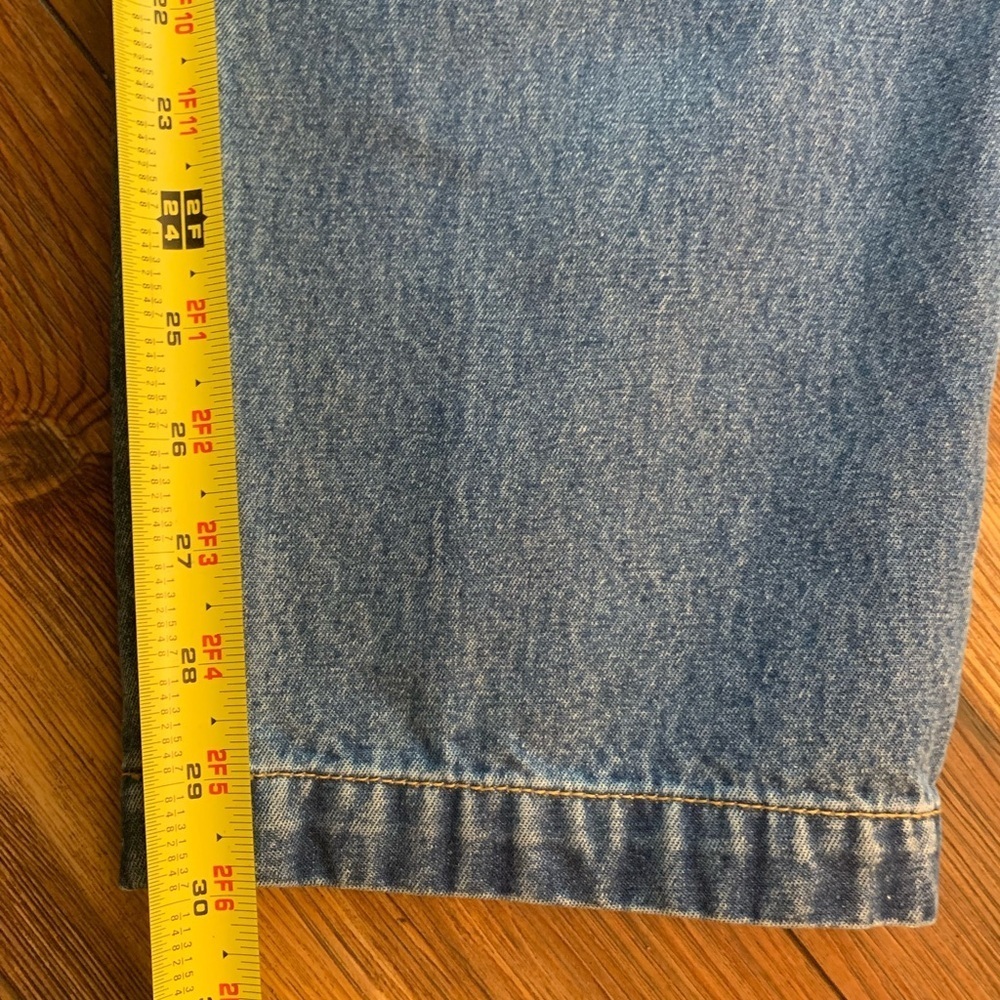 Vintage 1980’s Westport Denim High Waisted Mom Jeans Pleated Front Size 14 RARE - Picture 8 of 12